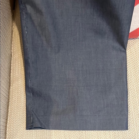Armani Exchange Gray Dress Pants Flat Front cropped length size 8 - Picture 10 of 14